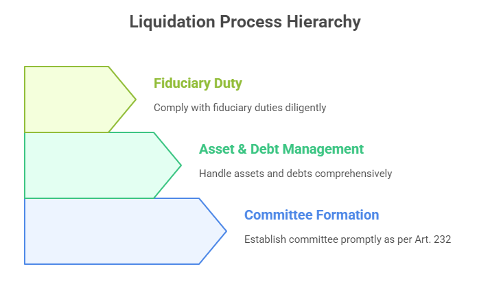 China Copany Liquidation Process Hierarchy